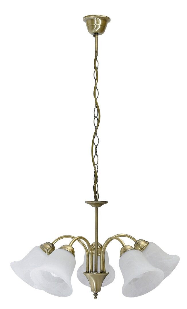 Rabalux Kronleuchter "Francesca" 5-flammig, Metall, bronze, rund, E14, ø600mm