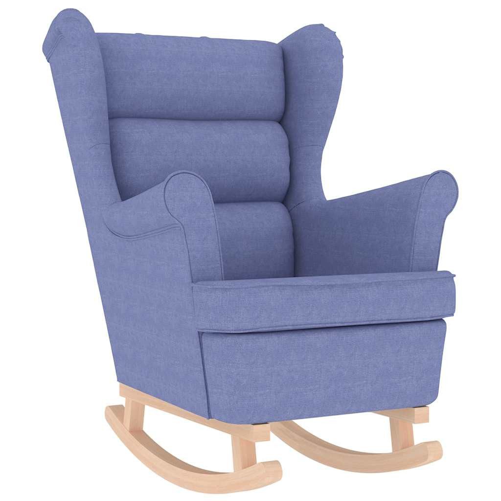 vidaXL Sessel Schaukelsessel Jeansblau 74x90x102 cm günstig online kaufen