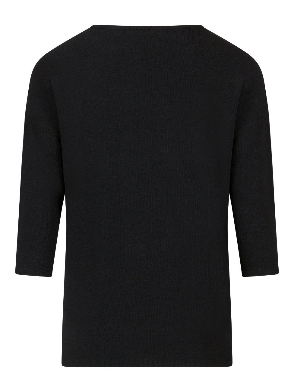 Regular Basic Rundhalsausschnitt Arm Ärmel (15289509) ONLY Top ONGLAMOUR T-Shirt Black Fit mit (2-tlg) Damen 3/4 Shirt 3/4