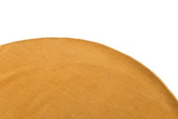 Orientteppich Loom Gabbeh Gold 249x249 Moderner Orientteppich Rund, Nain Trading, rund, Höhe: 12 mm