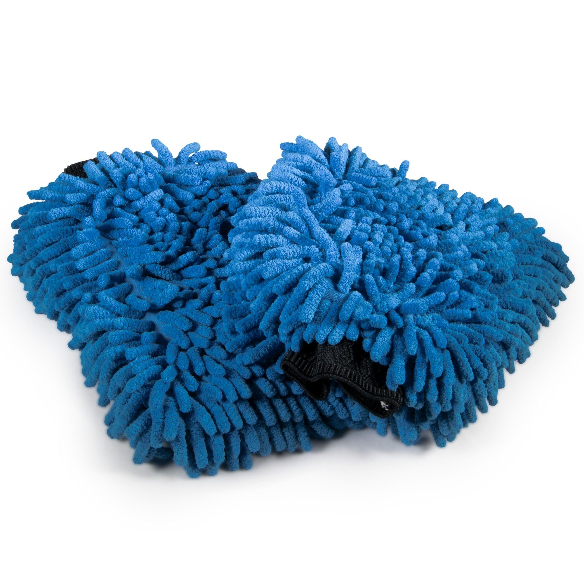 cosey Reinigungshandschuh 2x Chenille-Reinigungshandschuhe Blau