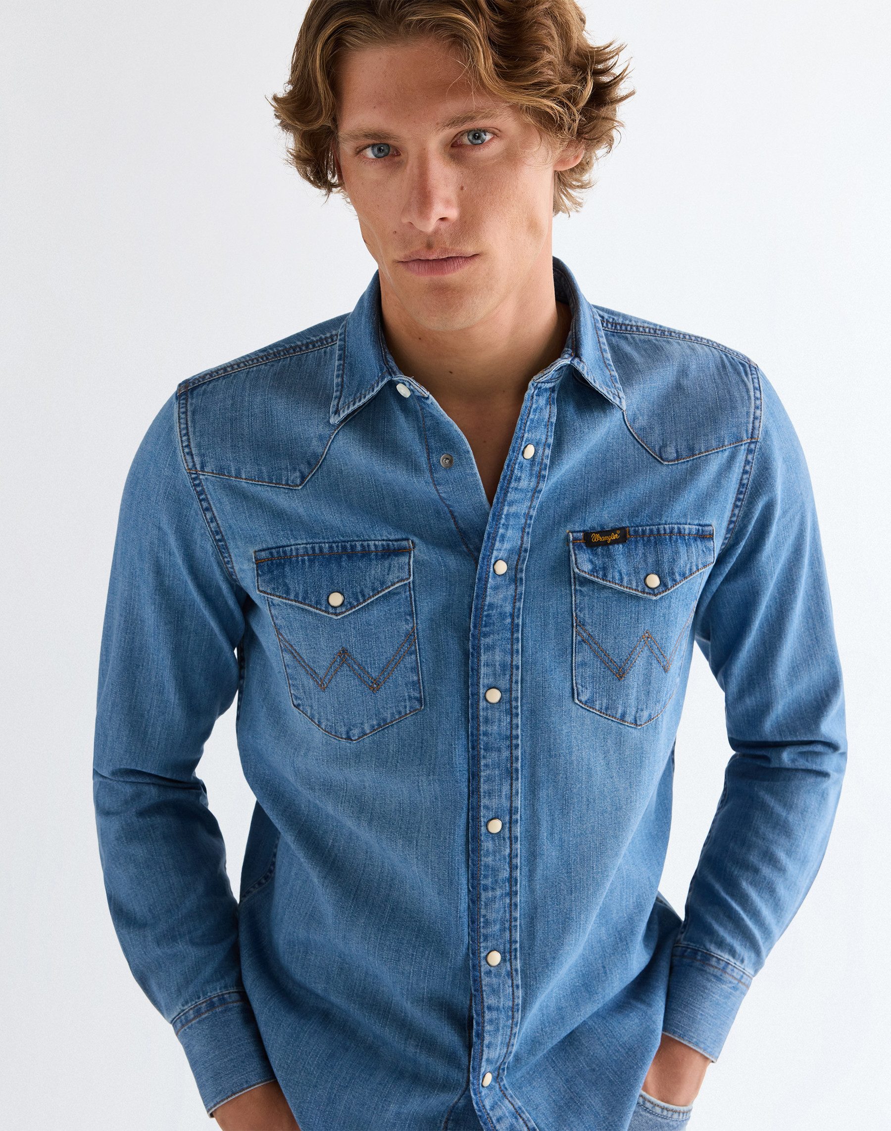 Wrangler Langarmhemd WESTERN SHIRT