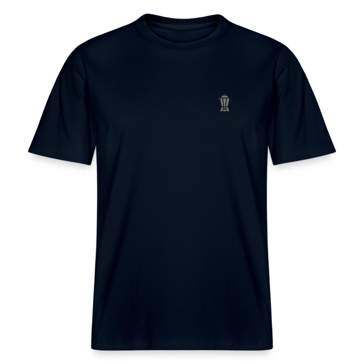 T-Shirt Stickerei Espressokanne Relaxed Fit Unisex T-Shirt