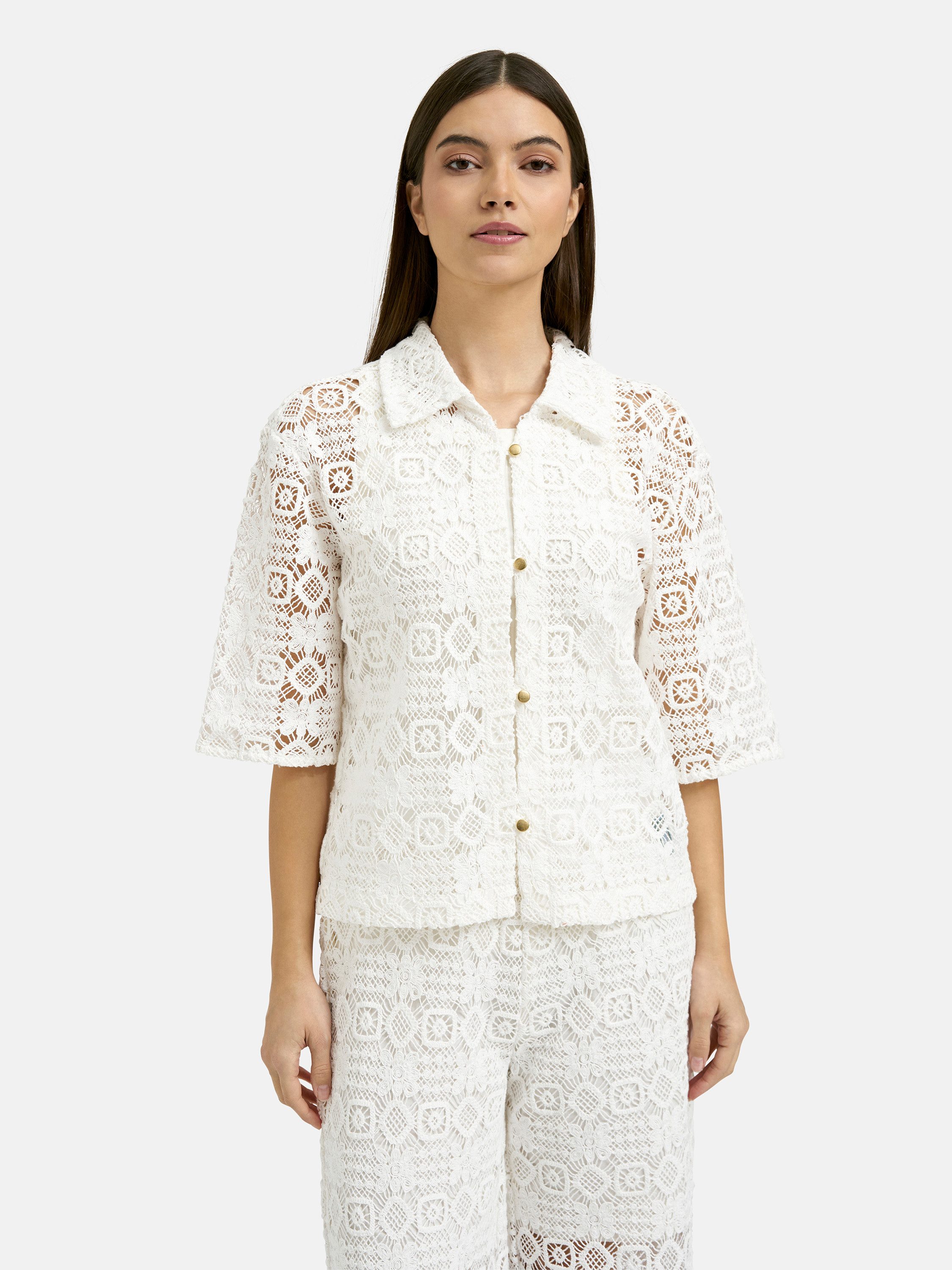 Smith & Soul Kurzarmbluse mit Baumwolle