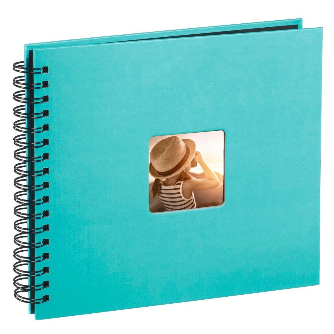 Hama Fotoalbum Fine Art, 36 x 32 cm, 50 Seiten, Photoalbum Türkis