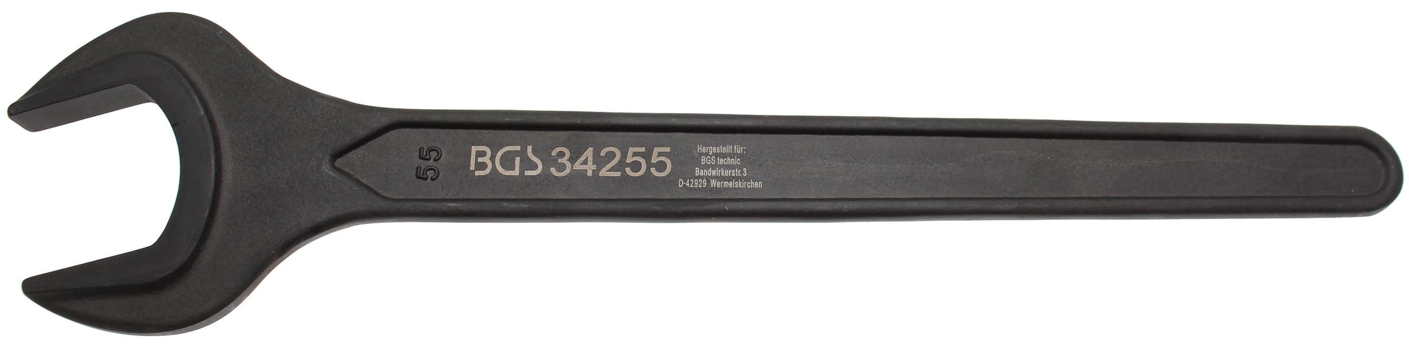 SW technic mm Maulschlüssel DIN 894, Einmaulschlüssel, 55 BGS