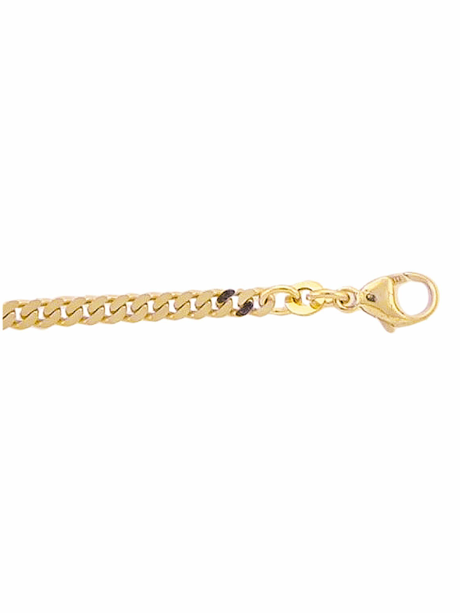 Adelia´s Goldarmband 333 Gold Flach Panzer Armband 18,5 cm, 18,5 cm 333 Gold Goldschmuck für Damen