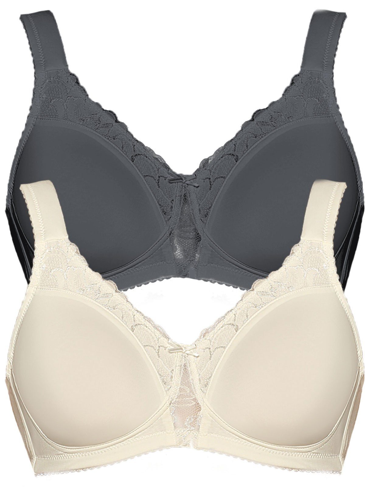 Viania Set: Bügelloser BH 2er Pack Soft BH Helga (Spar-Set, 2-tlg) nahtlos günstig online kaufen