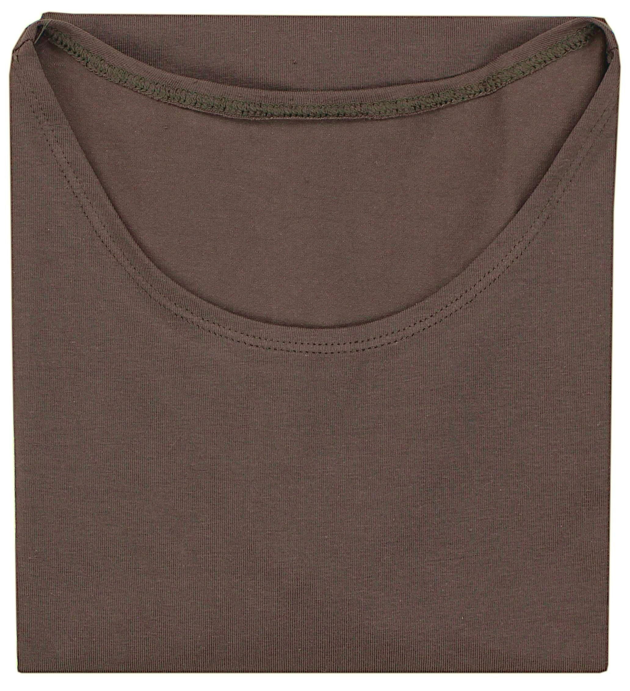 Langarmshirt Alkato Damen Langarm Longshirt Langarmshirt Tunika Basic Shirt
