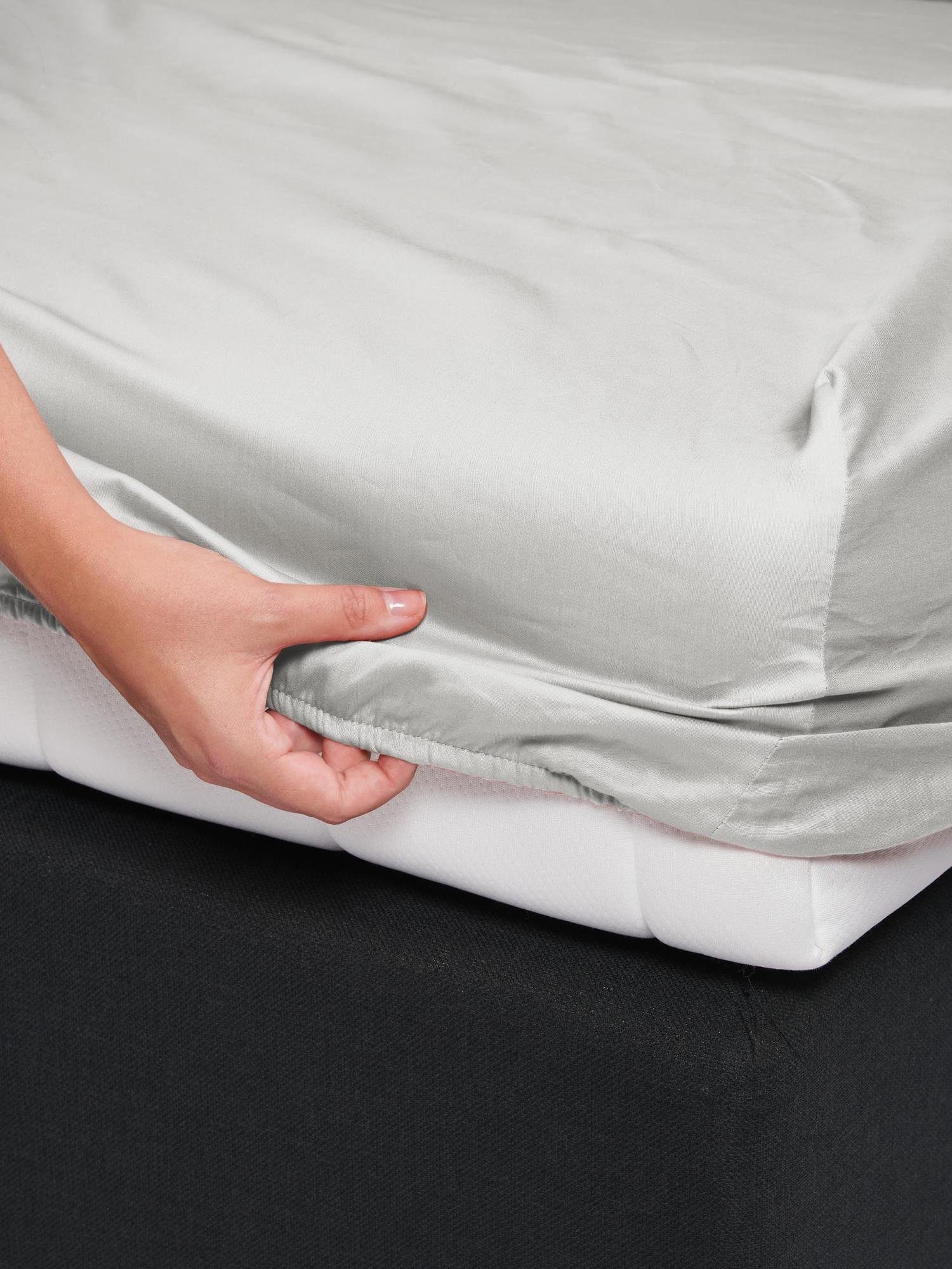 Essenza Spannbettlaken Satin, Satin, Gummizug: rundum, günstig online kaufen