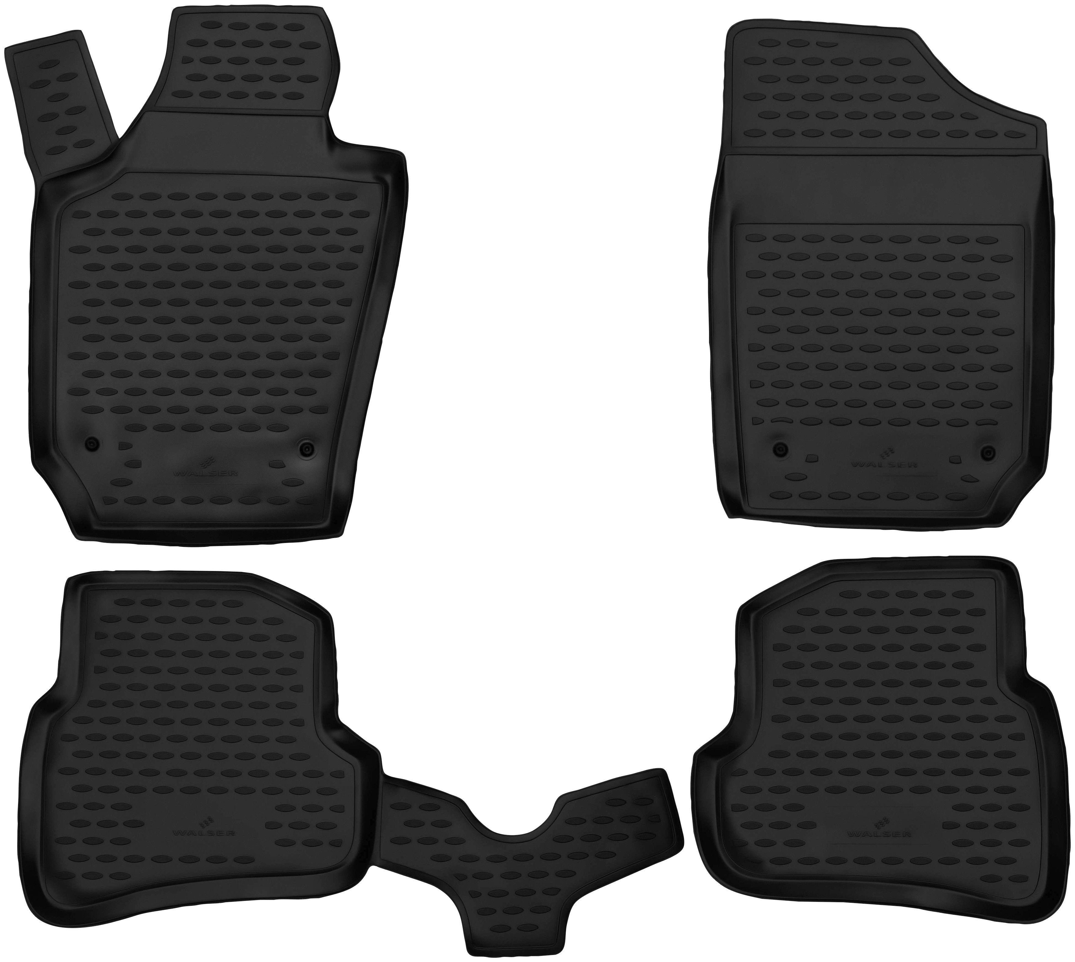 WALSER Passform-Fußmatten XTR (5 St), für Seat Ibiza IV ST 03/2010 - 07/2016
