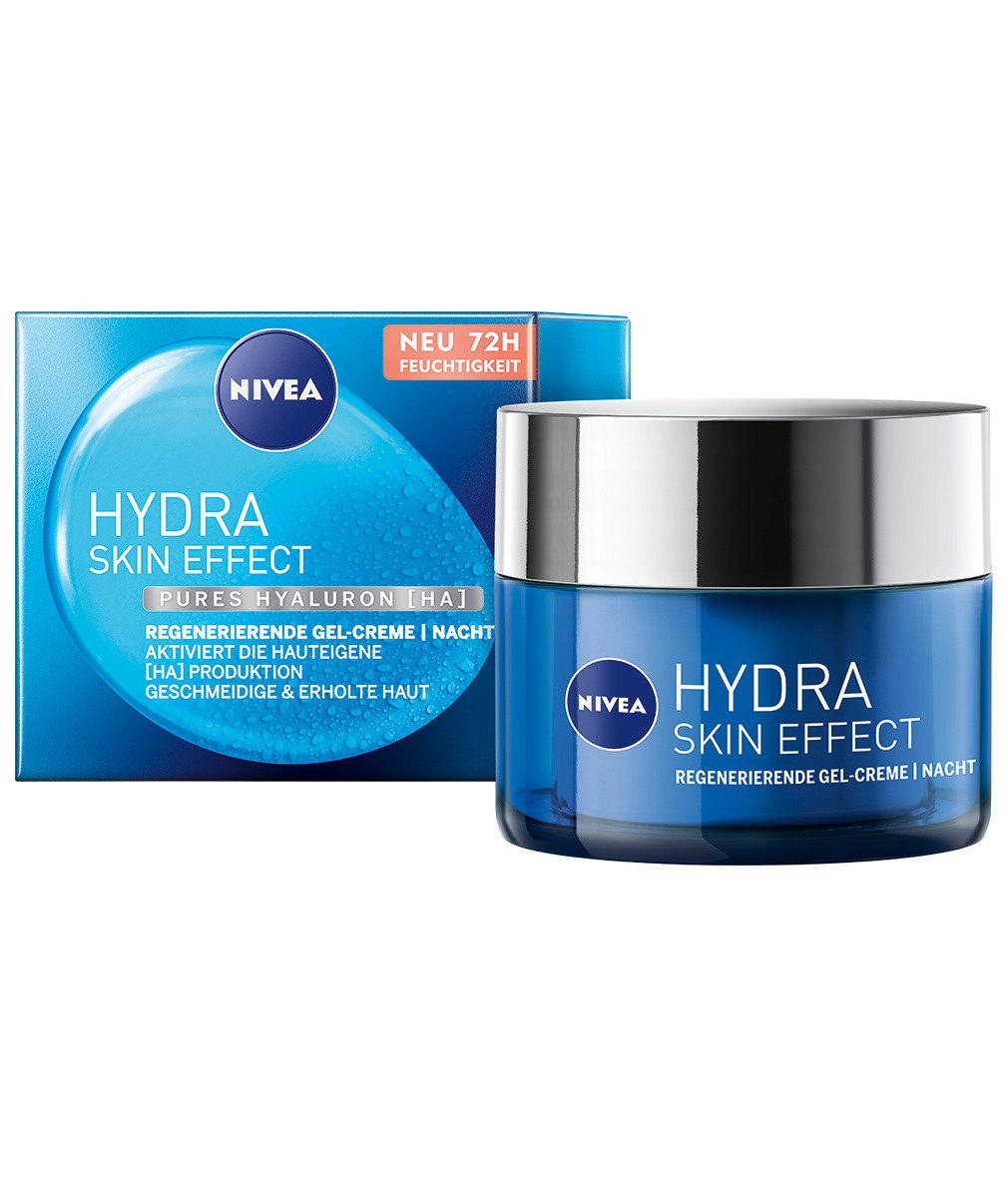 Nachtcreme Gel Creme Hydra Skin Effect regenerierende Nachtpflege Hyaluron 50ml