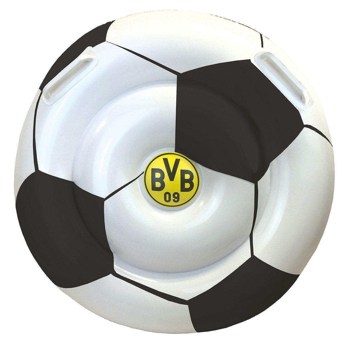 Happy People Wasserrutsche BVB Borussia Dortmund (650 x 180cm), mit 2 Boards im Fußballdesign