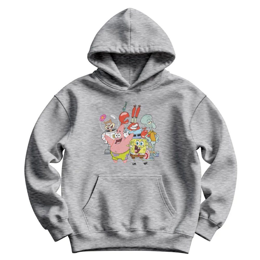Spongebob Schwammkopf Hoodie SpongeBob Group Kids Hoodie