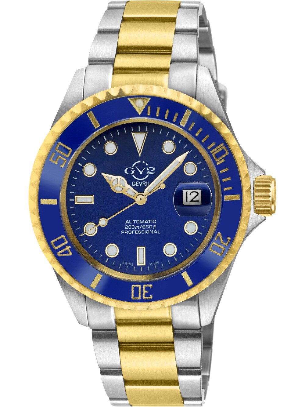 Gevril Automatikuhr Gevril 42153 Herrenuhr Liguria Automatik 42mm 20ATM Gevril 42153 Herrenuhr Liguria Automatik 42mm 20ATM
