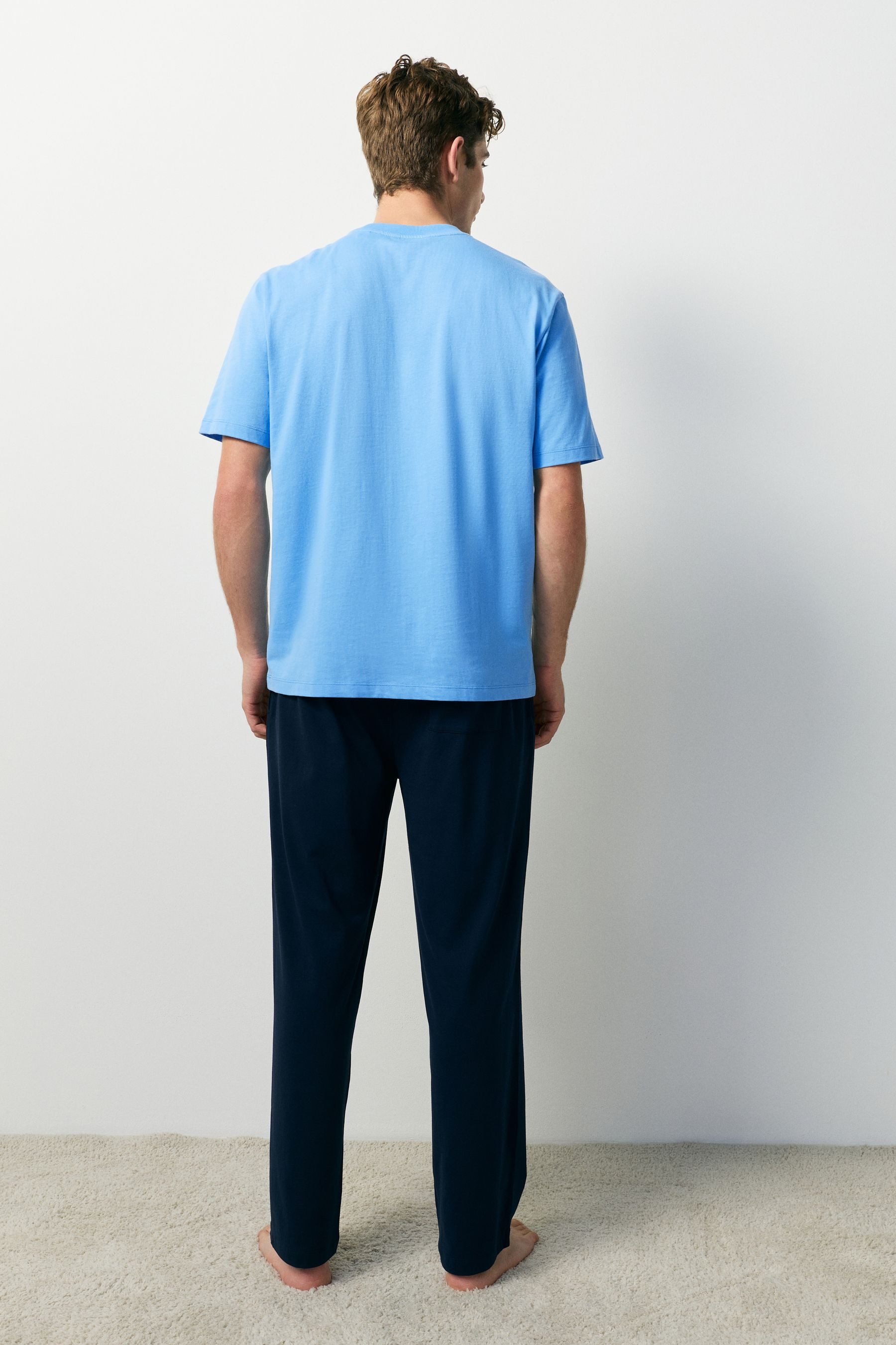 Next Pyjama Kurzärmeliger Jersey-Schlafanzug mit Grafik (2 tlg)