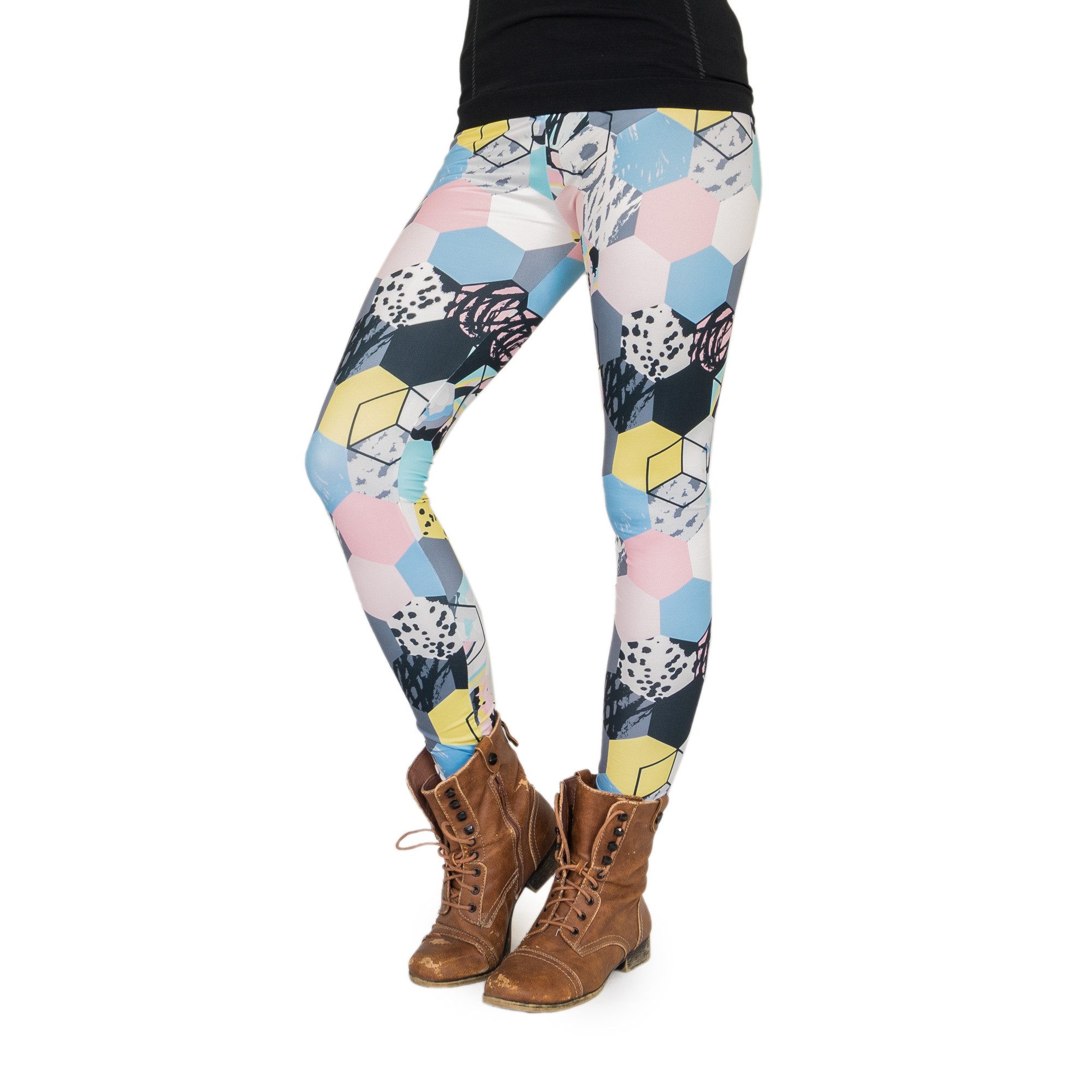 Leggings Motiv-Leggings (Einheitsgröße) - Design Muster Mix