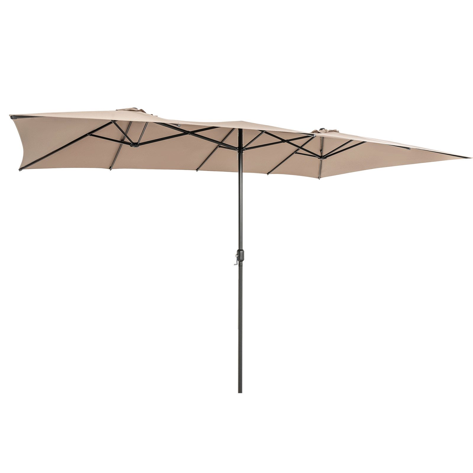 COSTWAY Sonnenschirm 426x265cm, rechteckig, UV Schutz, günstig online kaufen