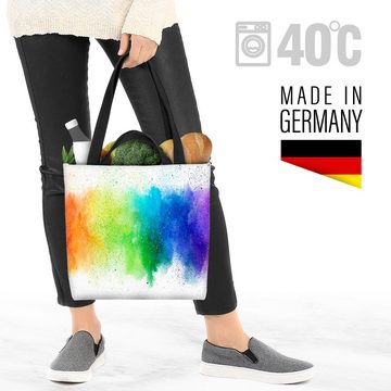 VOID Henkeltasche (1-tlg), Regenbogen Wasserfarben LGBTQ Farben bunt Sommer Gay pride flag parad