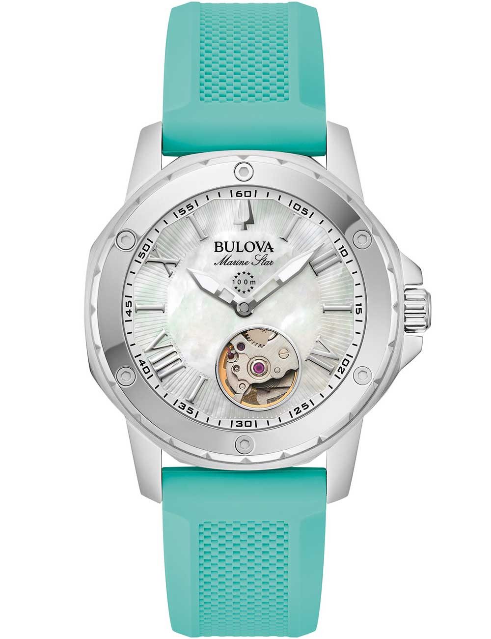 Bulova Automatikuhr Bulova 96L325 Damenuhr Marine Star Automatik 35mm 10ATM Bulova 96L325 Damenuhr Marine Star Automatik 35mm 10ATM