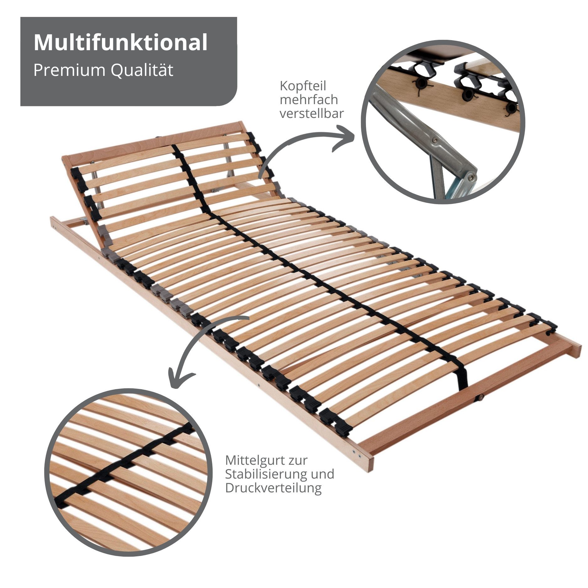 Lattenrost Nuvola, liebling, Kopfteil verstellbar, Selbstmontage DIY, 28 Le günstig online kaufen