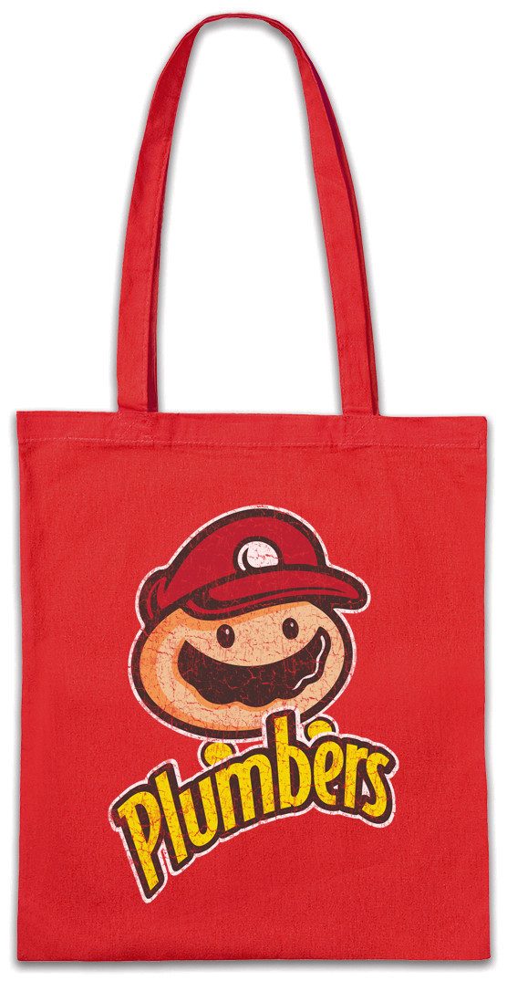 Beuteltasche Super Plumbers Stofftasche Klempner Installateur Mario Gas Geek Nerd