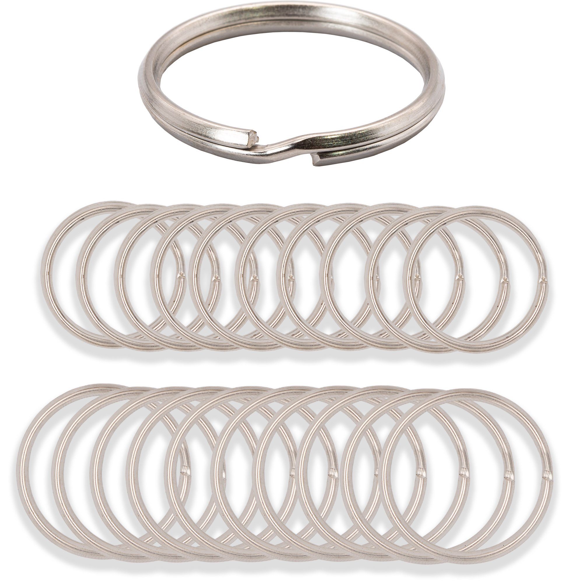 BENSON Schlüsselanhänger 20x Schlüsselringe Rundringe Schlüsselanhänger, St günstig online kaufen
