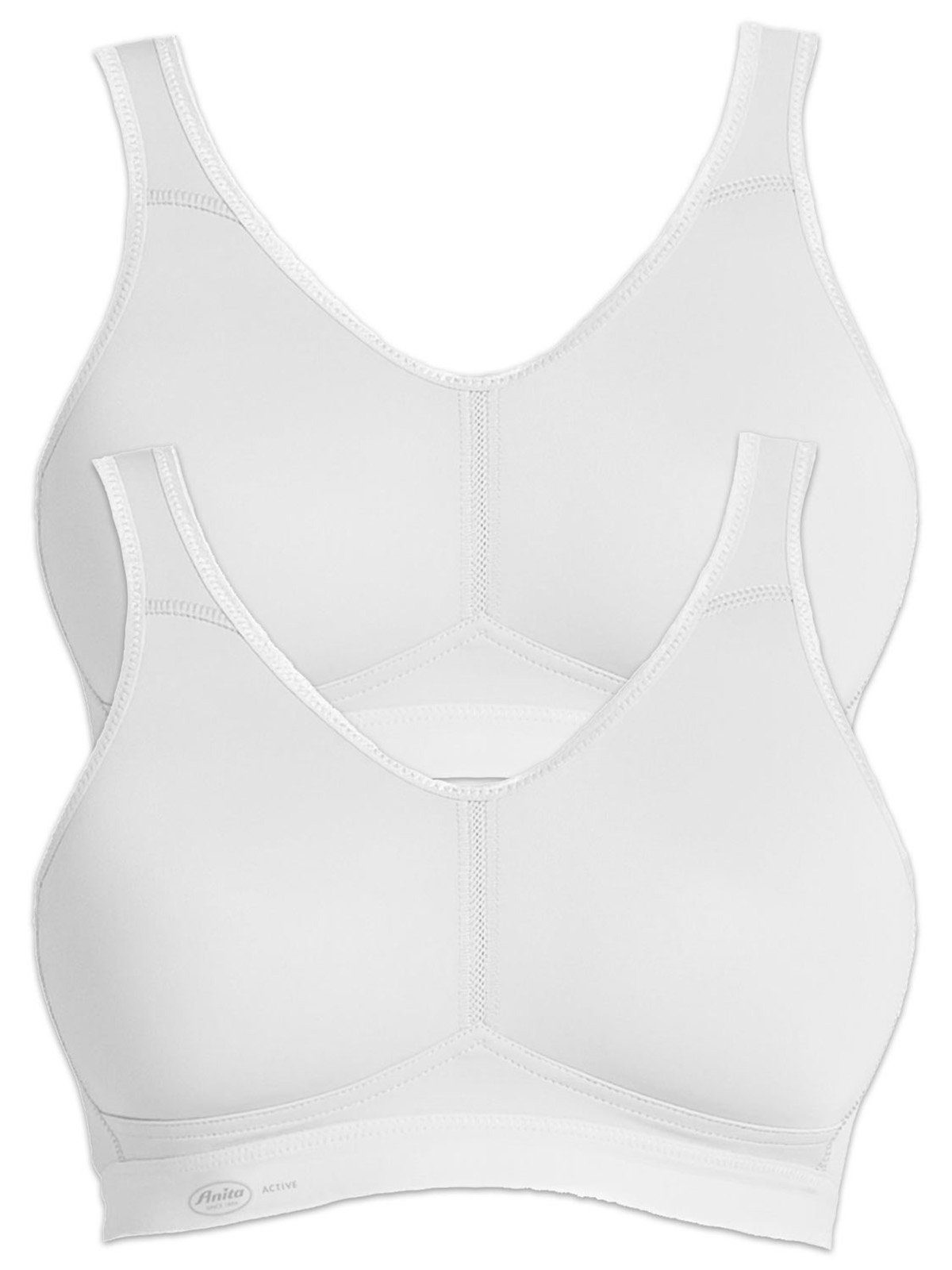 Anita Active Set: Sport-BH Sport BH light & firm (Spar-Set, 2-tlg) vorgeformte Cups, Uni, Mikrofaser