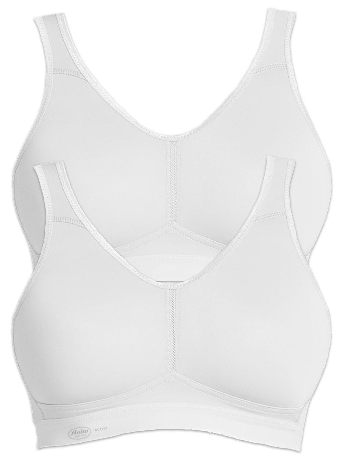 Weiss 2-tlg) Sport & firm Active light Stützfunktion BH Set: Anita (Spar-Set, Sport-BH