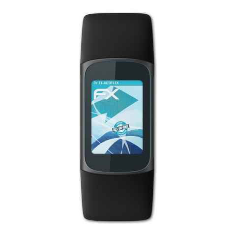 atFoliX Schutzfolie Displayschutzfolie für Fitbit Charge 5, (3 Folien), Ultraklar und flexibel