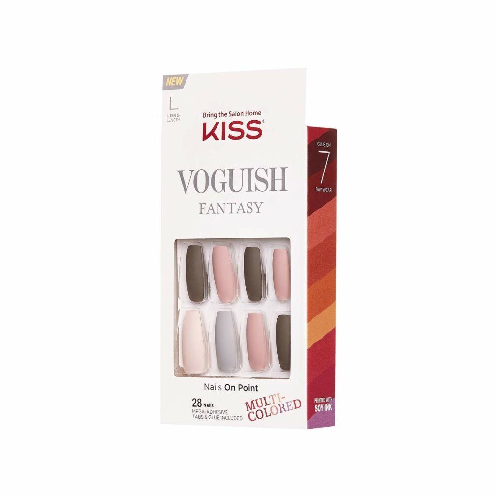Kiss Couture Kunstfingernägel Adhesive nails Voguish Fantasy Nails Chilllout 28 pcs