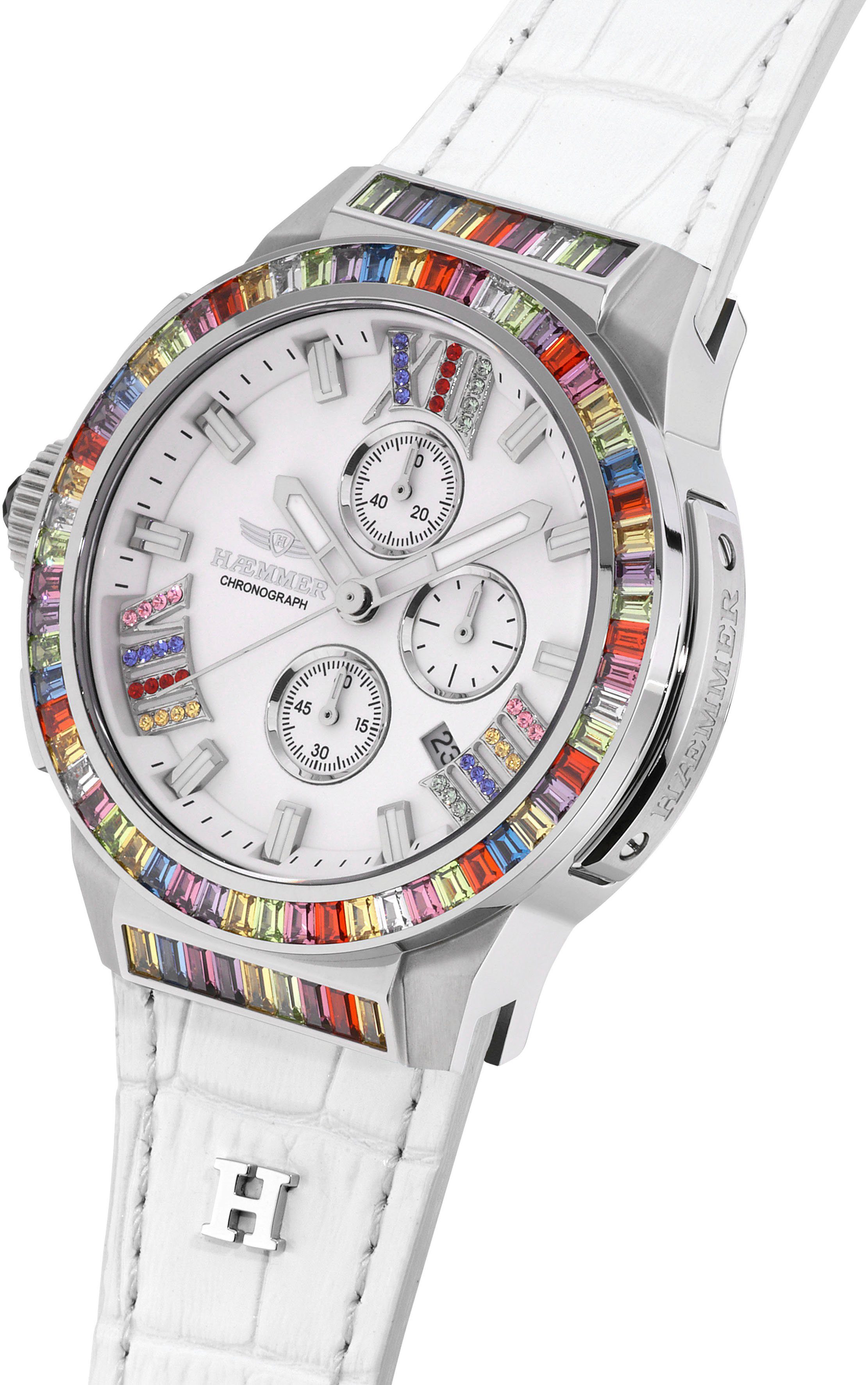 HAEMMER GERMANY Chronograph GLORIOUS AINA, GR-008, Quarzuhr, Damenuhr, Datu günstig online kaufen