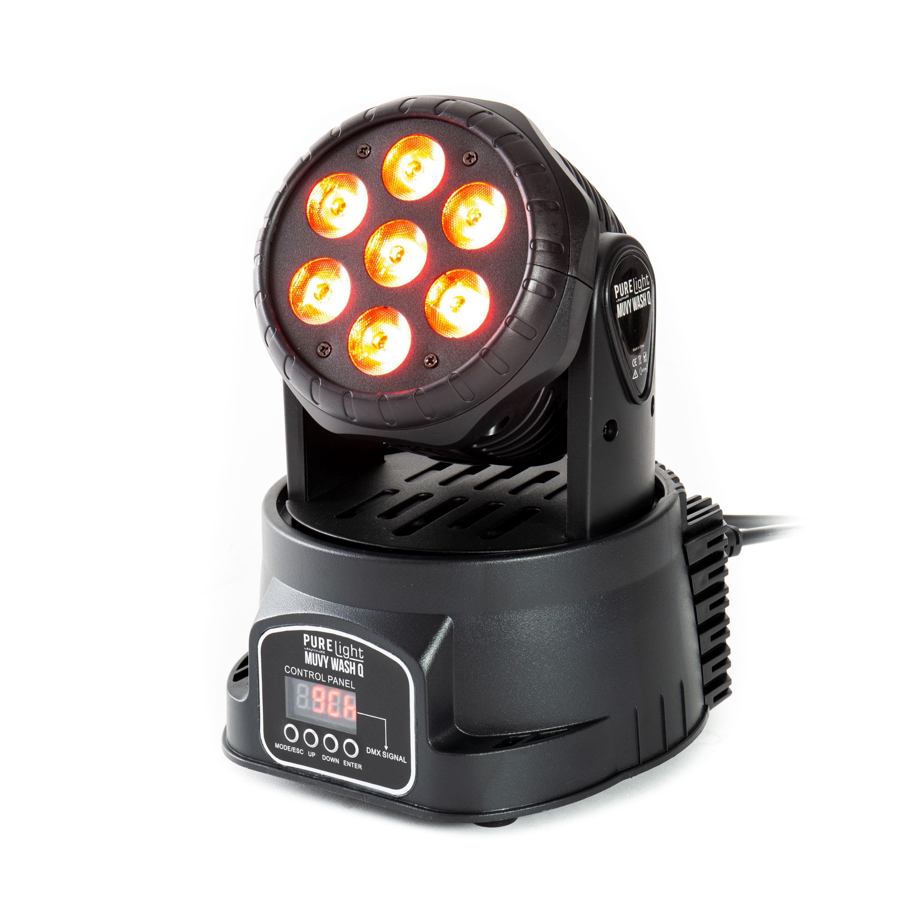 PURElight LED Discolicht, MUVY WashQ 7x10W RGBW LED - Wash Head