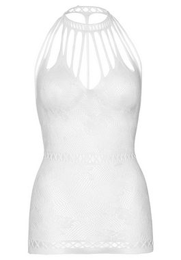 Leg Avenue Minikleid Mini-Kleid aus Spitze mit Netz - weiß