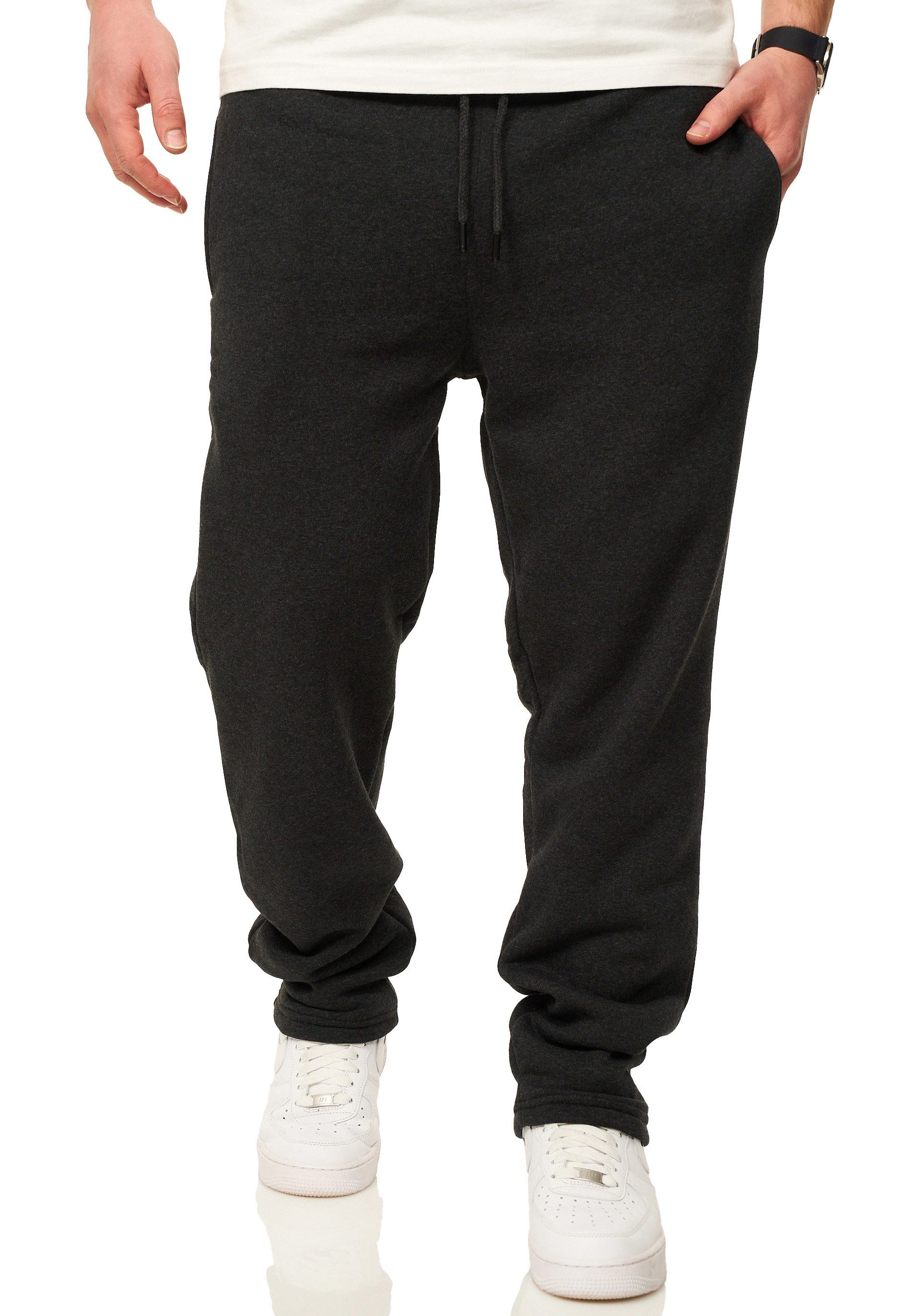 DAILY COTTON Jogginghose im Straight-Fit als Lange Sweatpants Trainingshose Herren Freizeithose aus Baumwolle