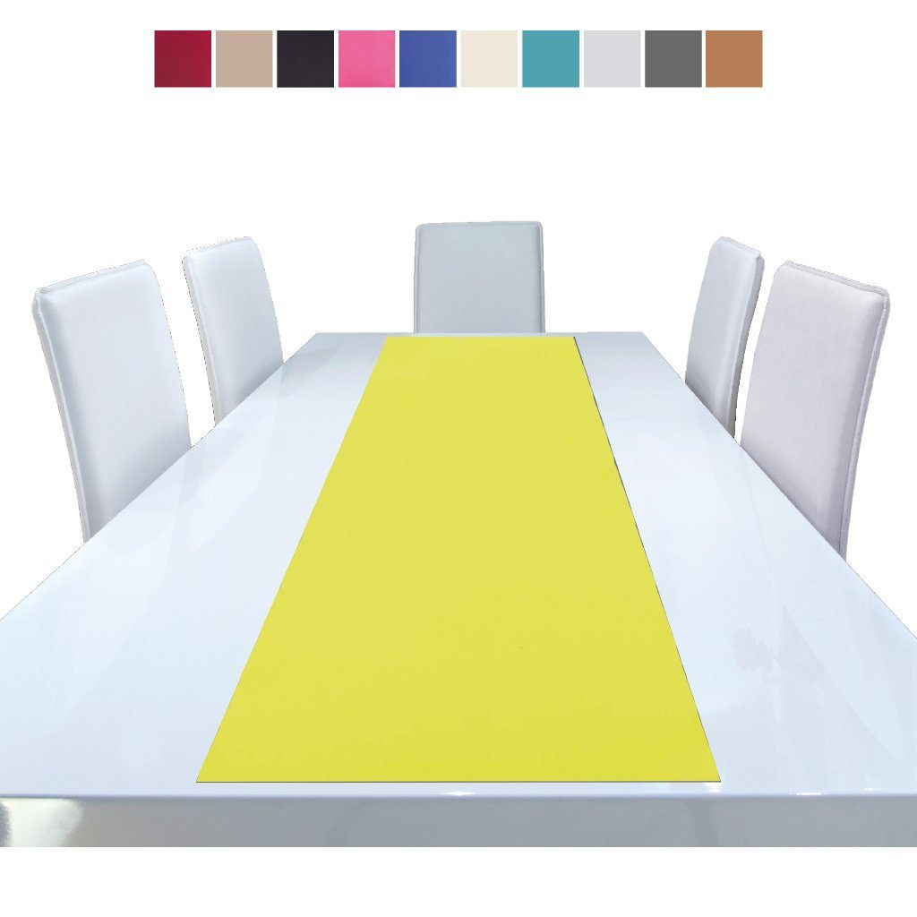 Designs Microfaser, Tischdeko versch. Platzset Bestlivings Grün viele pflegeleicht 140x40cm und Tischläufer Ellen (1-tlg), dekorativ, Platzmatte Tischdecke