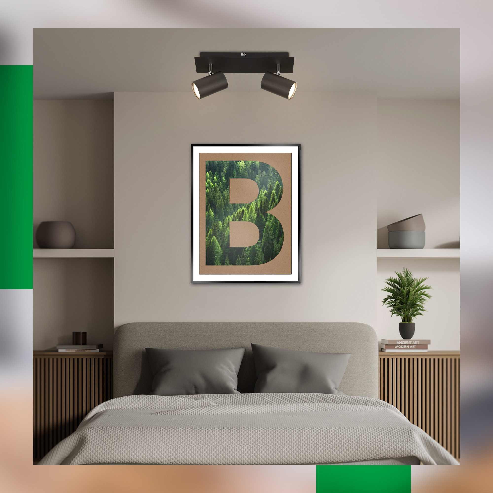 Briloner Leuchten LED-Leuchtmittel Ultraeffizientes GU10 Leuchtmittel EEK A, 2er Set, GU10, GU10, Warmweiß, 2,5W, 450 Lumen, 3000K – Bild 2 von 5