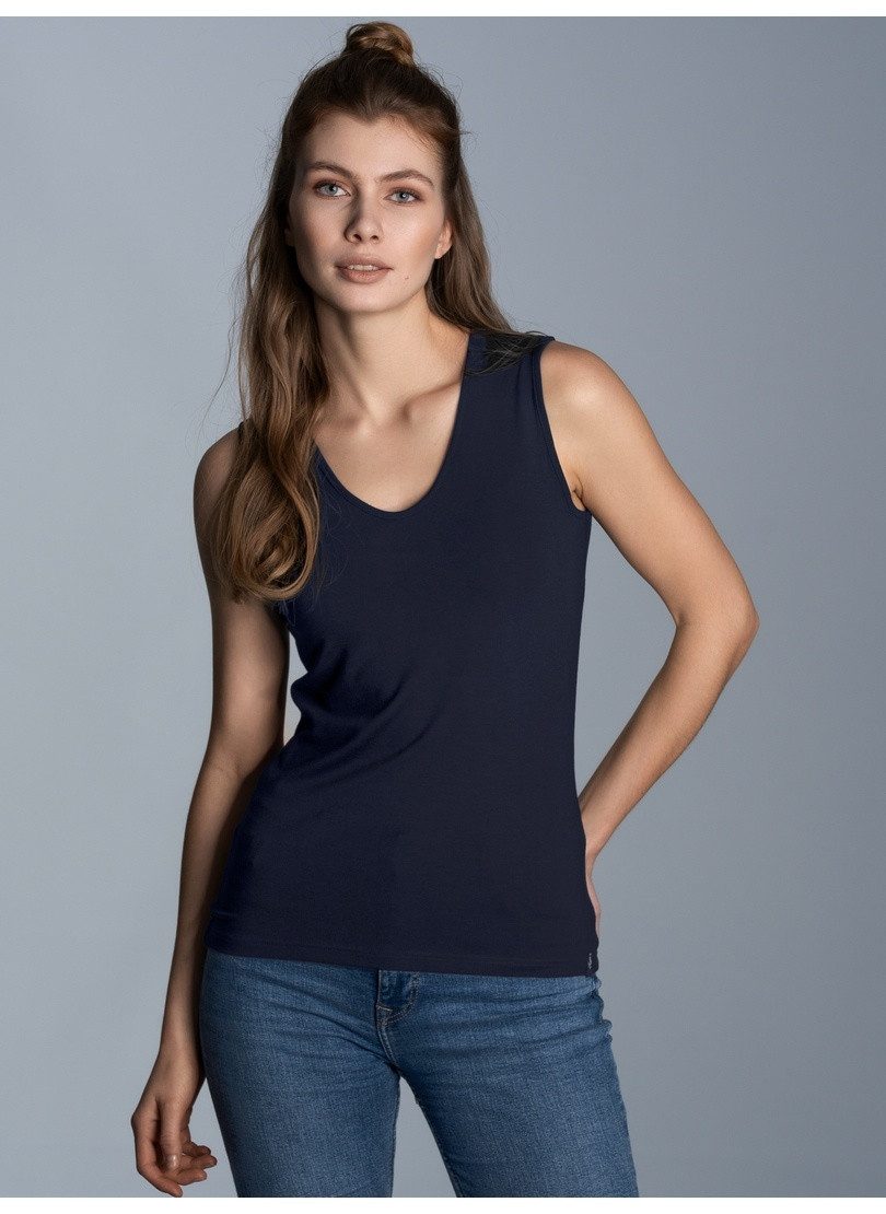 Trigema Tanktop TRIGEMA Trägershirt aus Viskose (1-tlg)