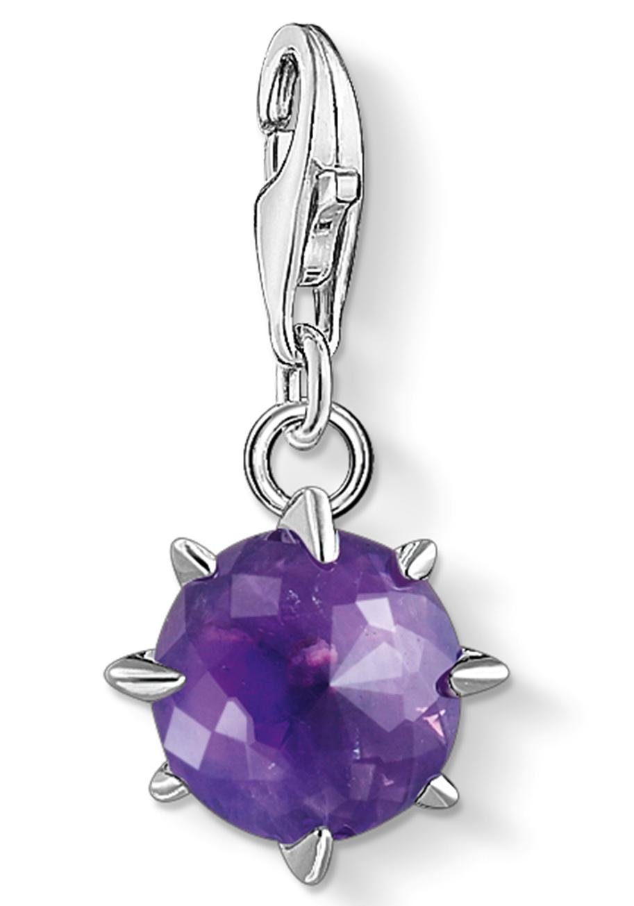 Thomas Sabo Charm Einhanger Geburtsstein Februar 1792 169 13 Mit Amethyst Und Zirkonia Online Kaufen Otto