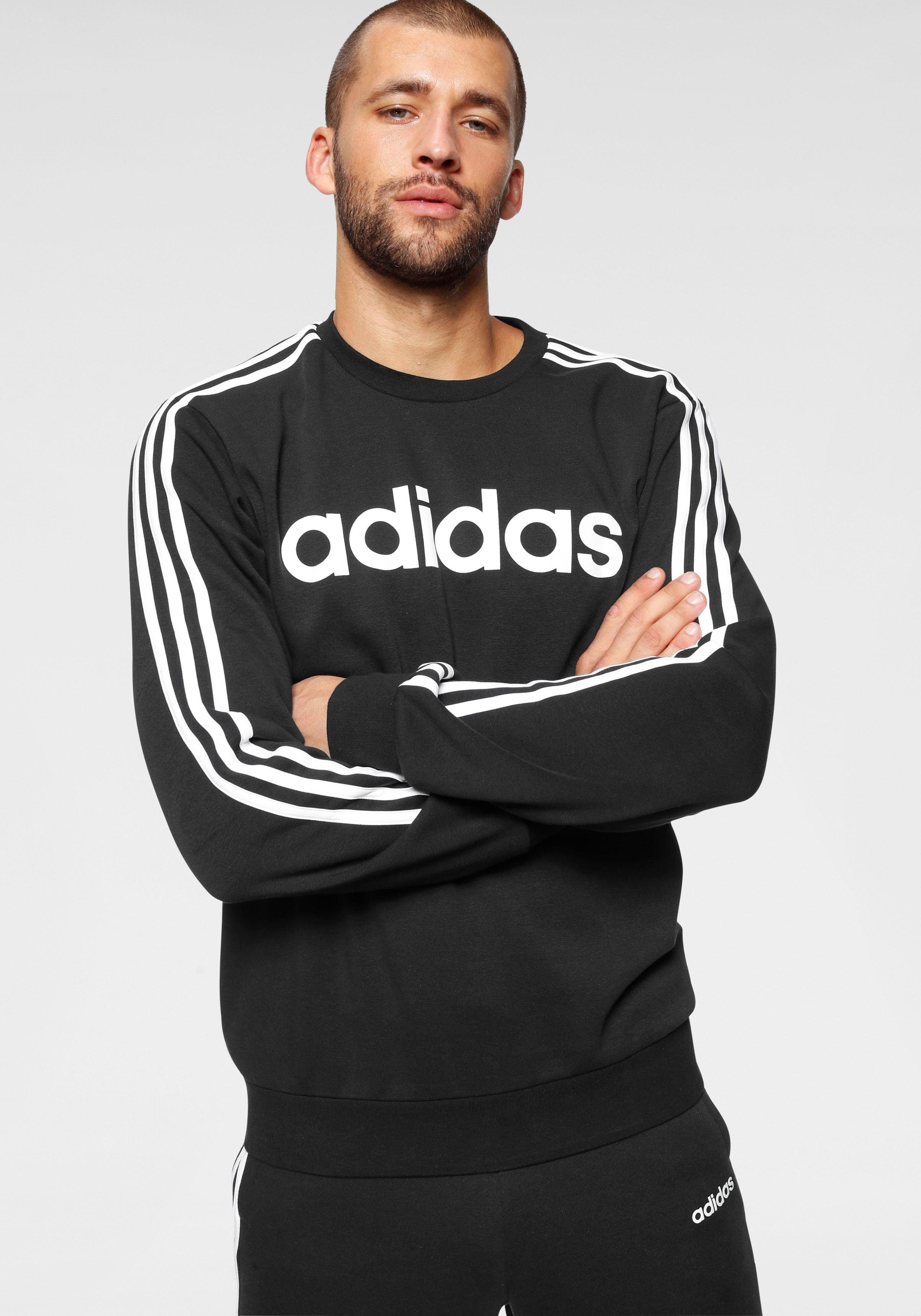 adidas Performance Sweatshirt »E 3 STRIPES CREW FLEECE Tolles Schnäppchen. Die adidas Performance Basic 3 Stripes