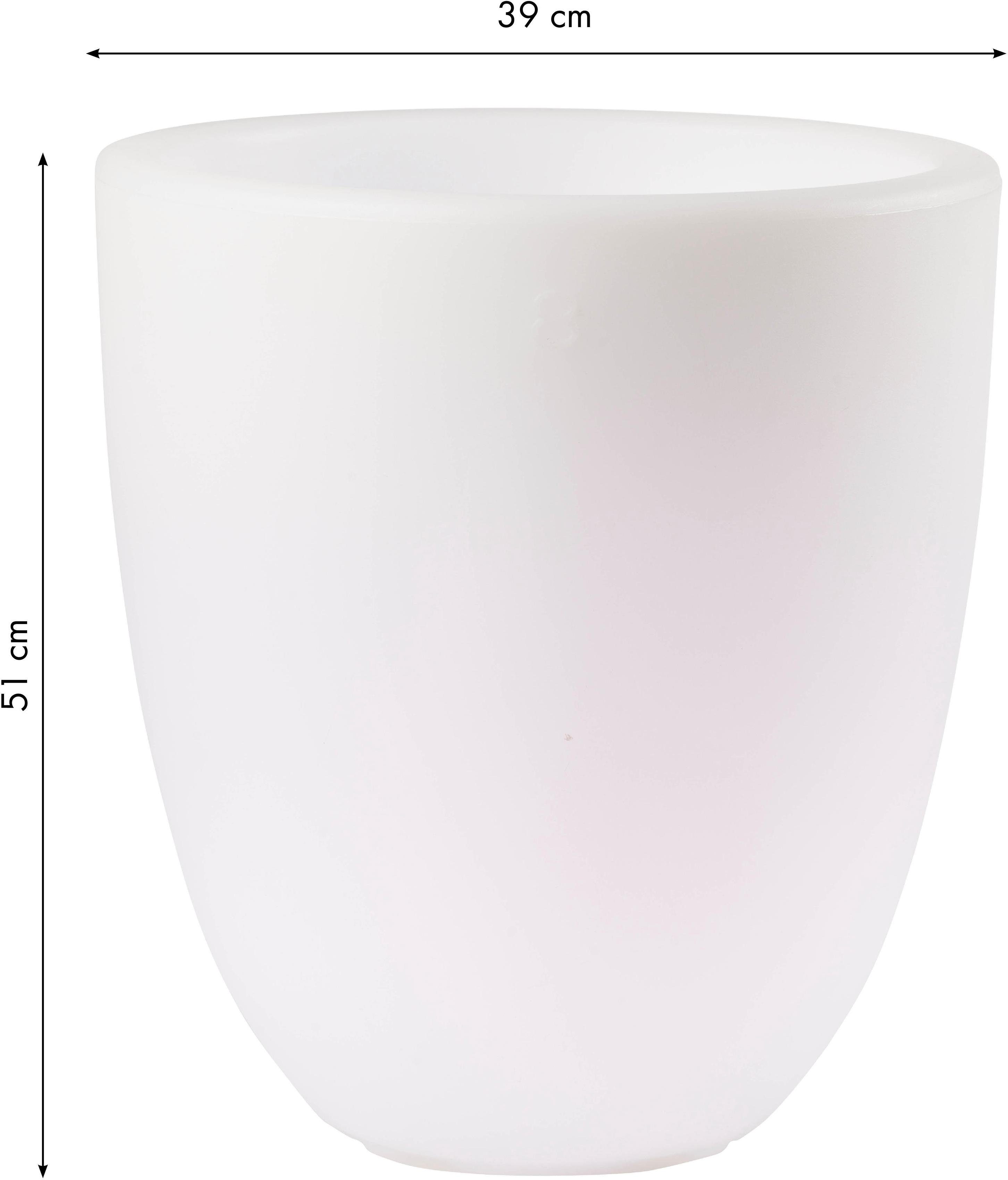Image of 8 seasons design Gartenleuchte »Shining Curvy Pot M«, Outdoorleuchte & Indoorleuchte
