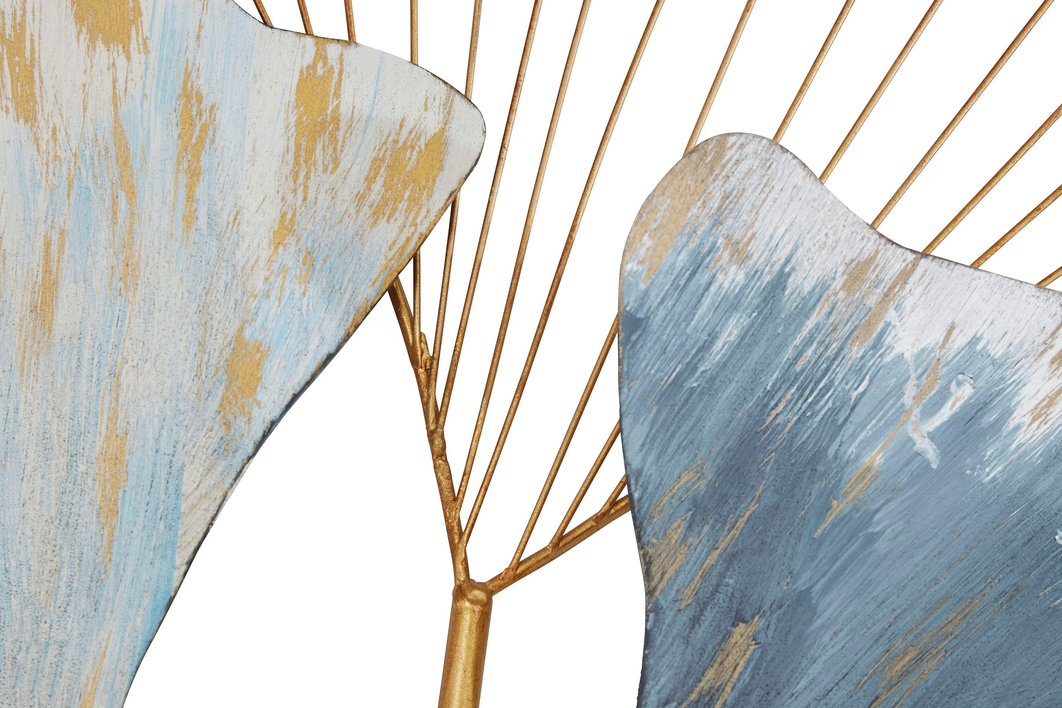 HOFMANN LIVING AND MORE Wanddekoobjekt »Gingko«, Wanddeko, aus Metall-kaufen