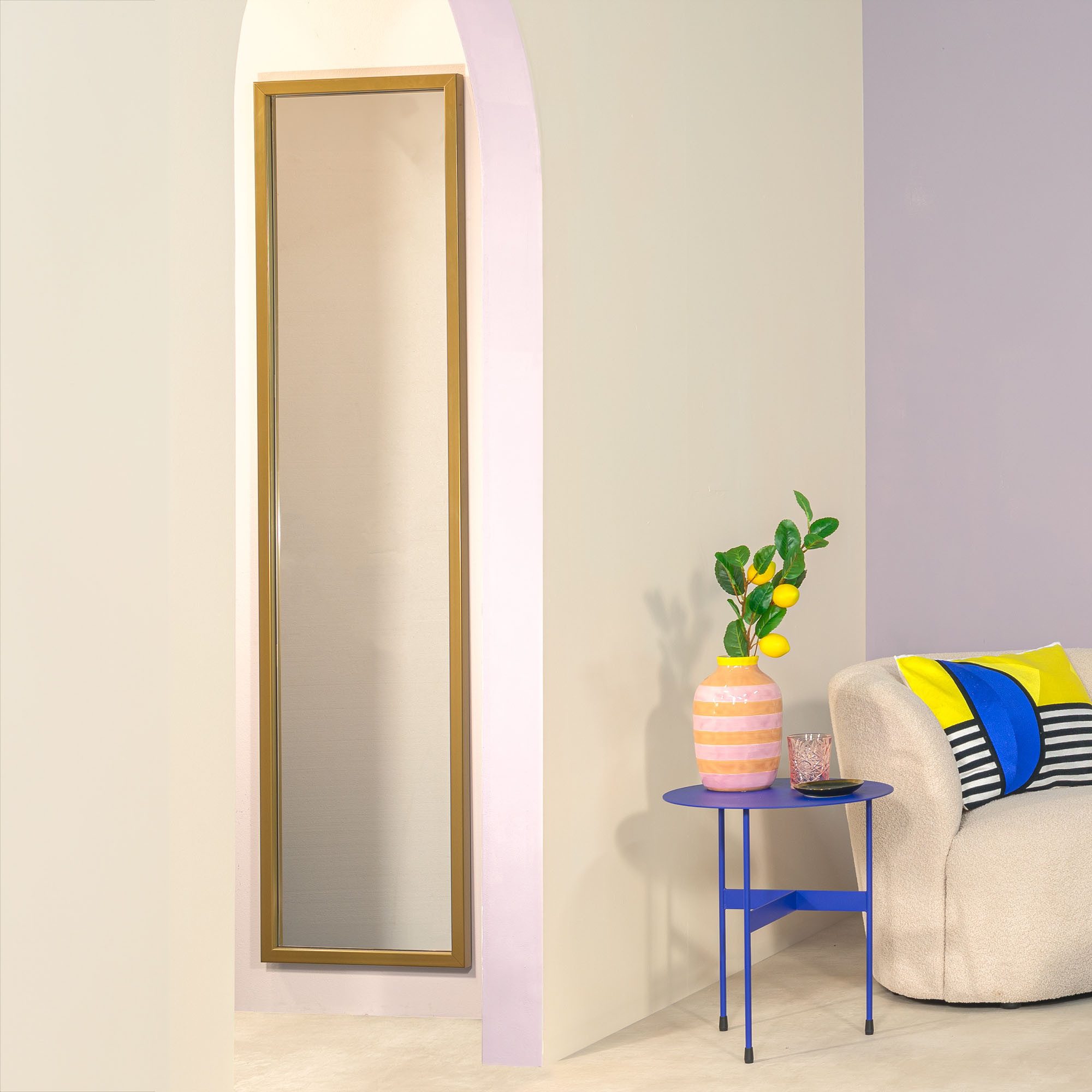 Spinder Design Spiegel SENZA M2 (1-St), Wandspiegel aus Stahl