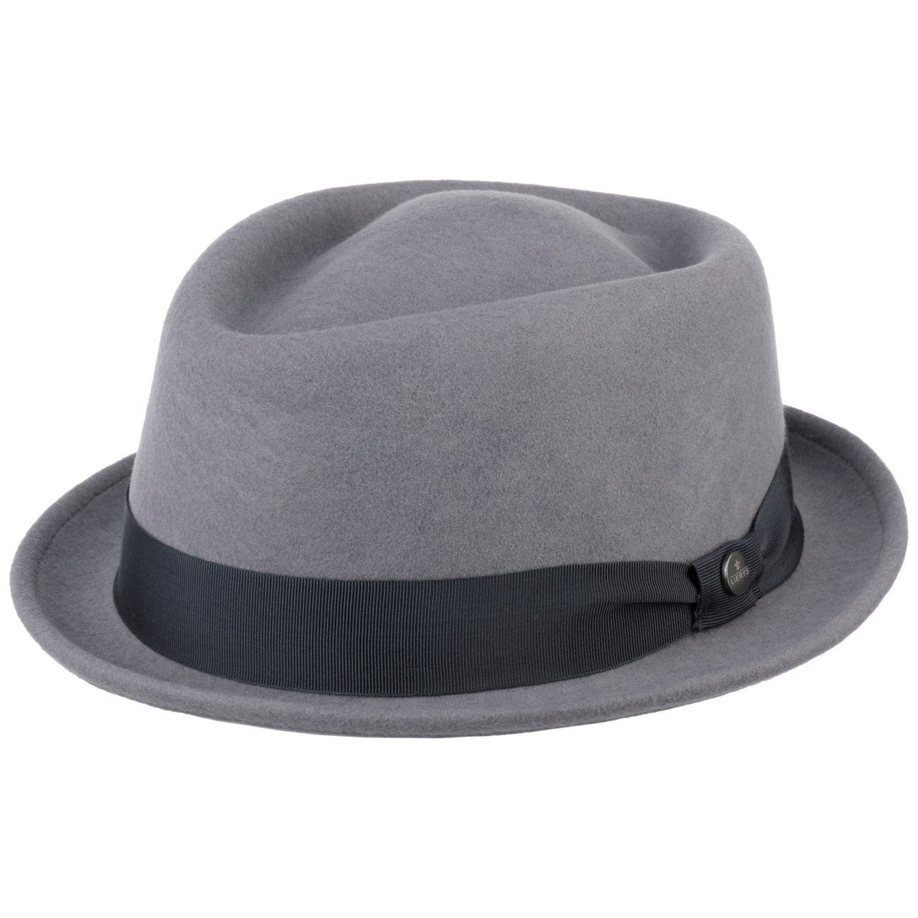 Lierys Fedora (1-St) Fedora mit Ripsband, Made in Italy