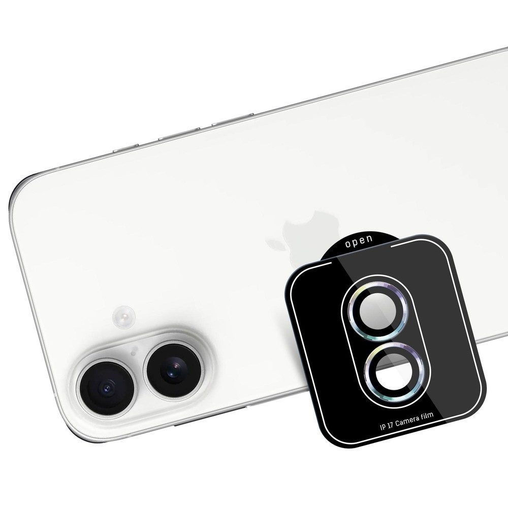 3MK Kameraschutzglas Kameralinsenschutz Objektivschutz Panzerglas für iPhone 17, Spar-Set, 1 Stück, 9H Härte, stoßfest, kratzfest, passgenau