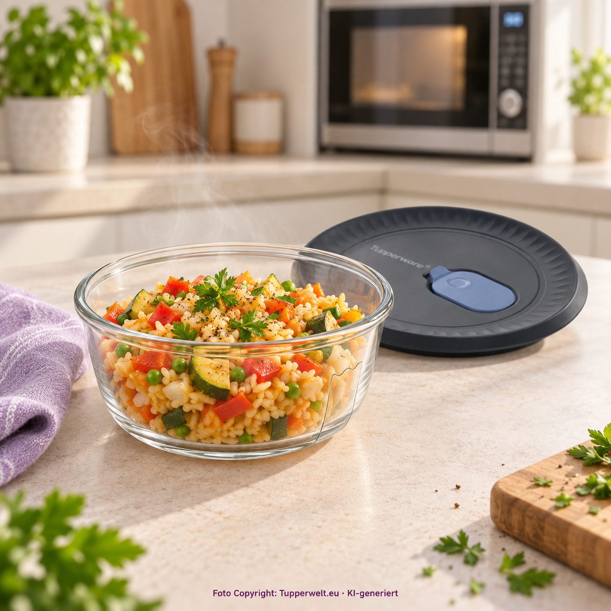 TUPPERWARE Mikrowellenbehälter TUPPERWARE Voila™ rund 500 ml