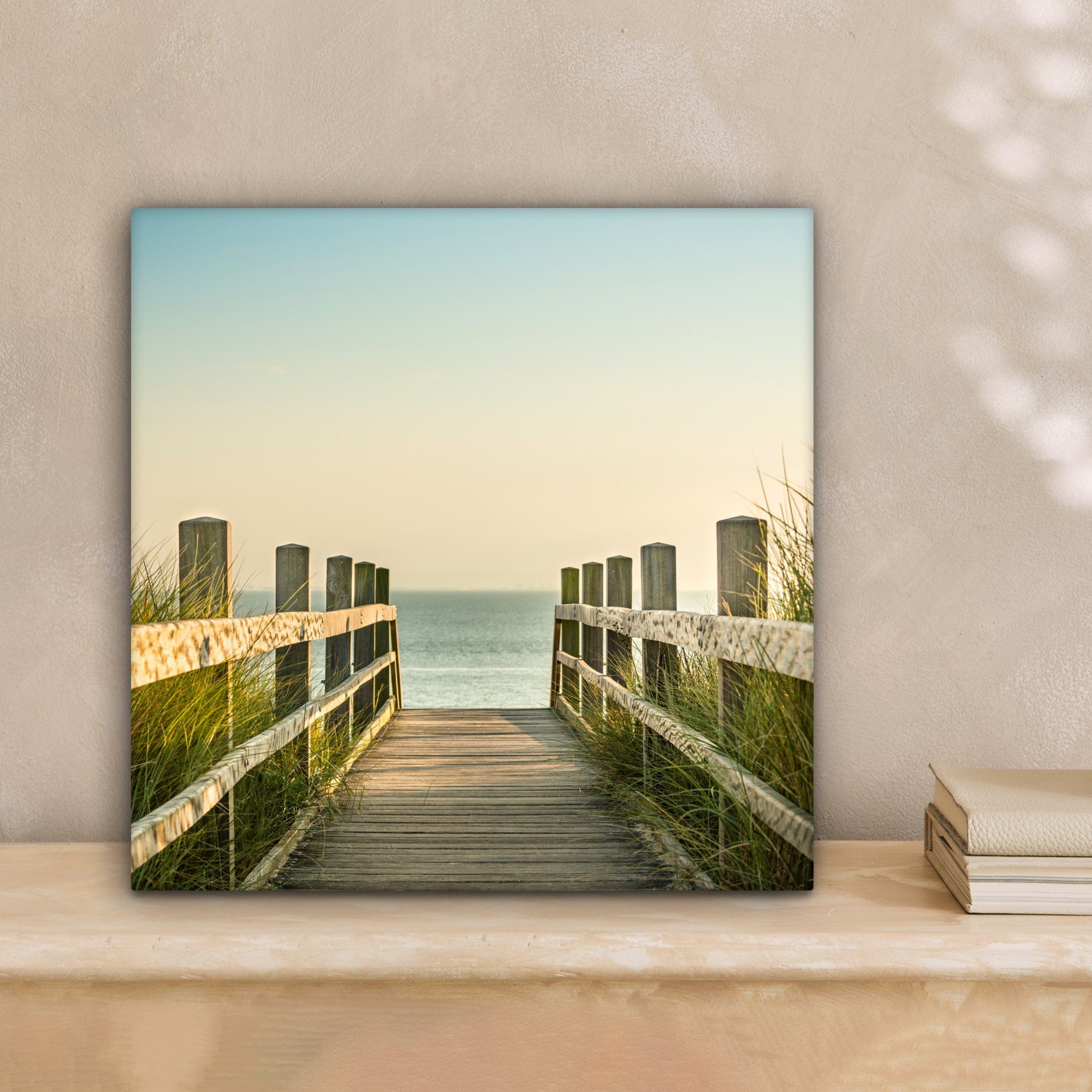 OneMillionCanvasses® Leinwandbild Meer - Weg - günstig online kaufen