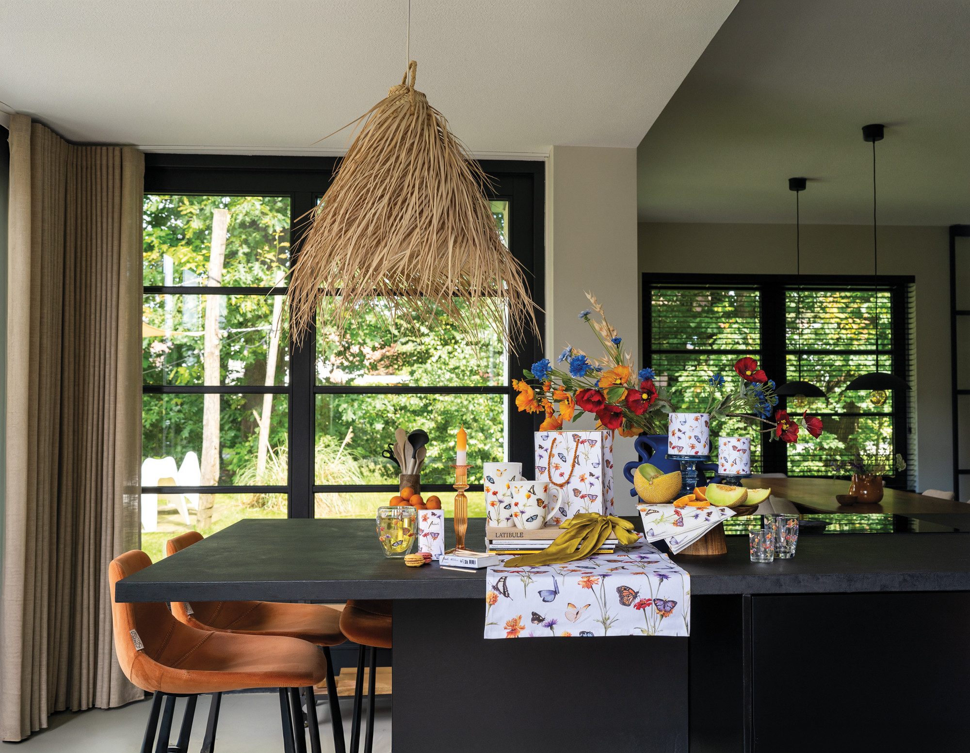 Ambiente® Topfhandschuhe Butterfly garden, (1-tlg., 1-teilig), Ofenhandschu günstig online kaufen