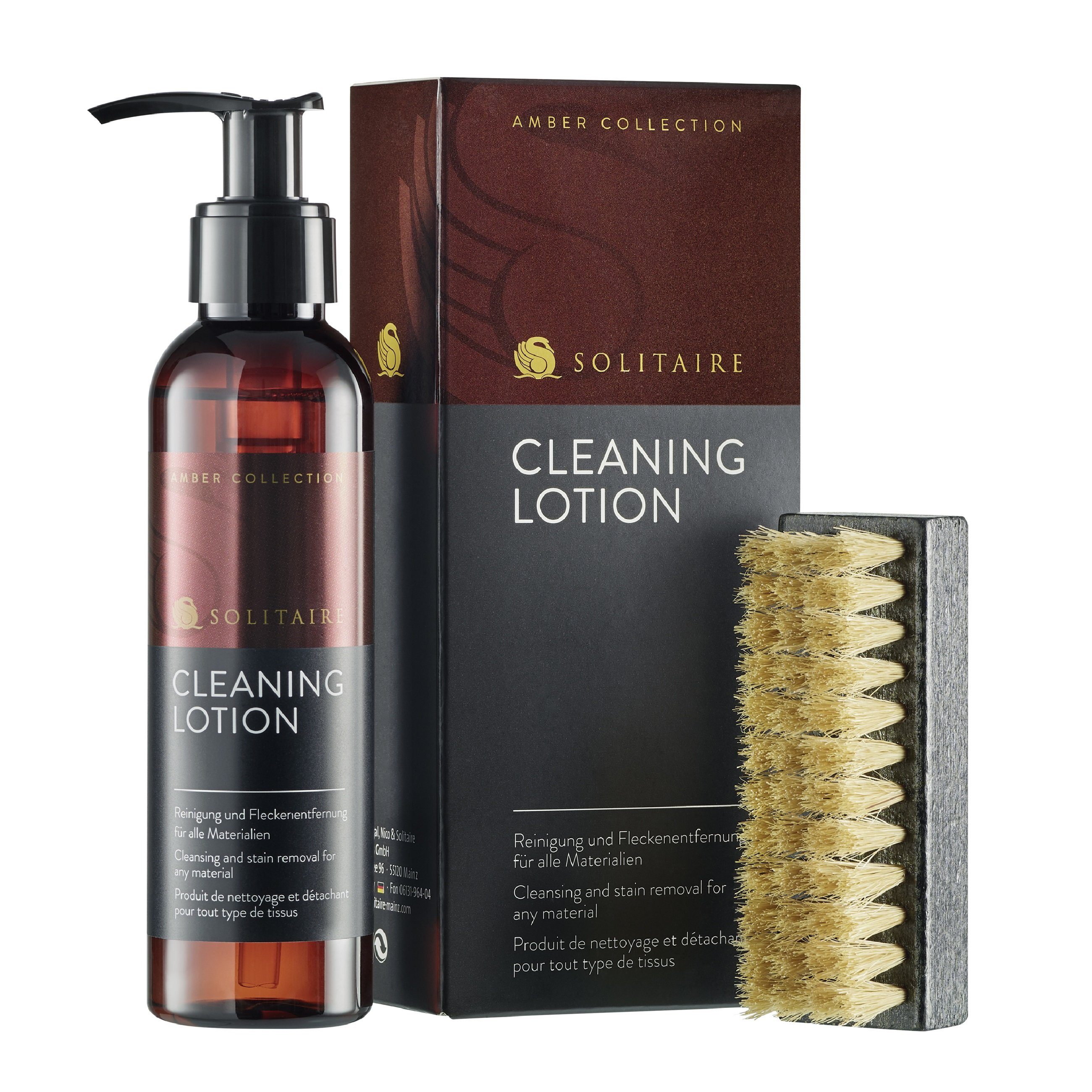 Solitaire Premium Amber Collection - Cleaning Lotion Set Schuhreiniger