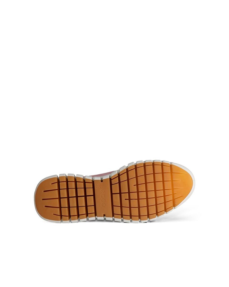Ecco GRUUV W Slip-On Sneaker, Schlupfschuh, Freizeitschuh, Halbschuh mit elastischen Schnürsenkeln